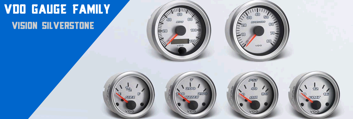 VDO ViewLine Ivory Gauges